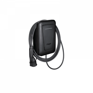 Hager Witty One 7kW 1P T2 – Carregador de Veículo Elétrico XVR107C + Oferta Interruptor Diferencial Hager CDH140F