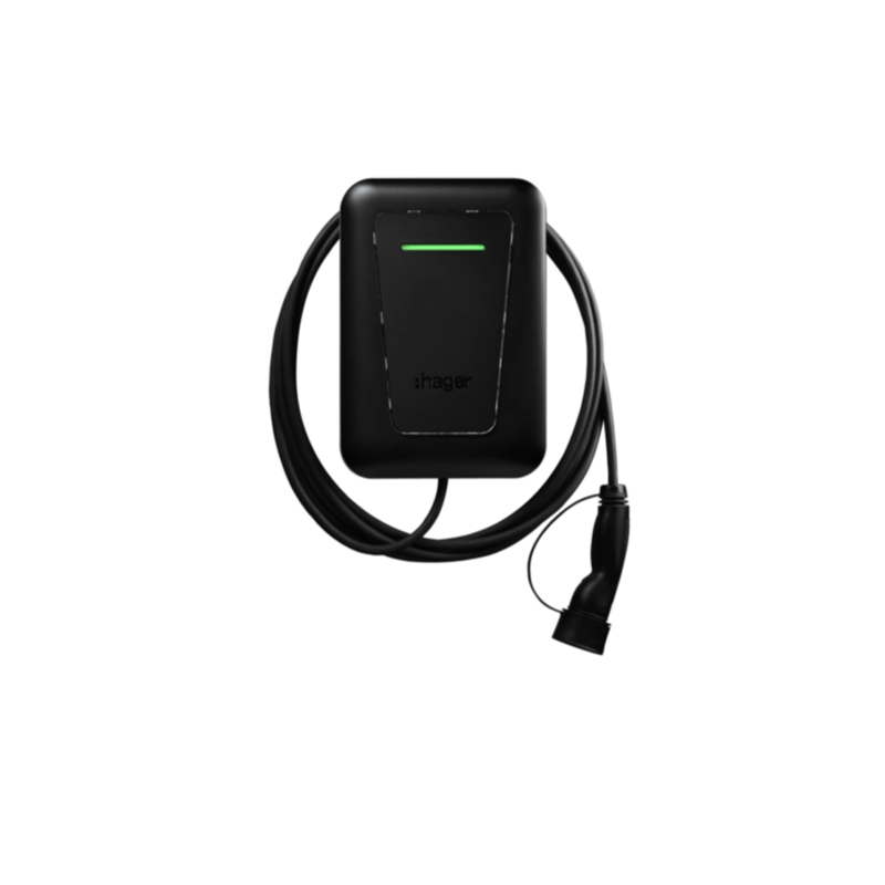 Hager Witty One 7kW 1P T2 – Carregador de Veículo Elétrico XVR107C + Oferta Interruptor Diferencial Hager CDH140F - Image 4